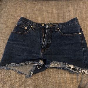 Denim shorts